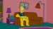 Homer a pohodlný gauč